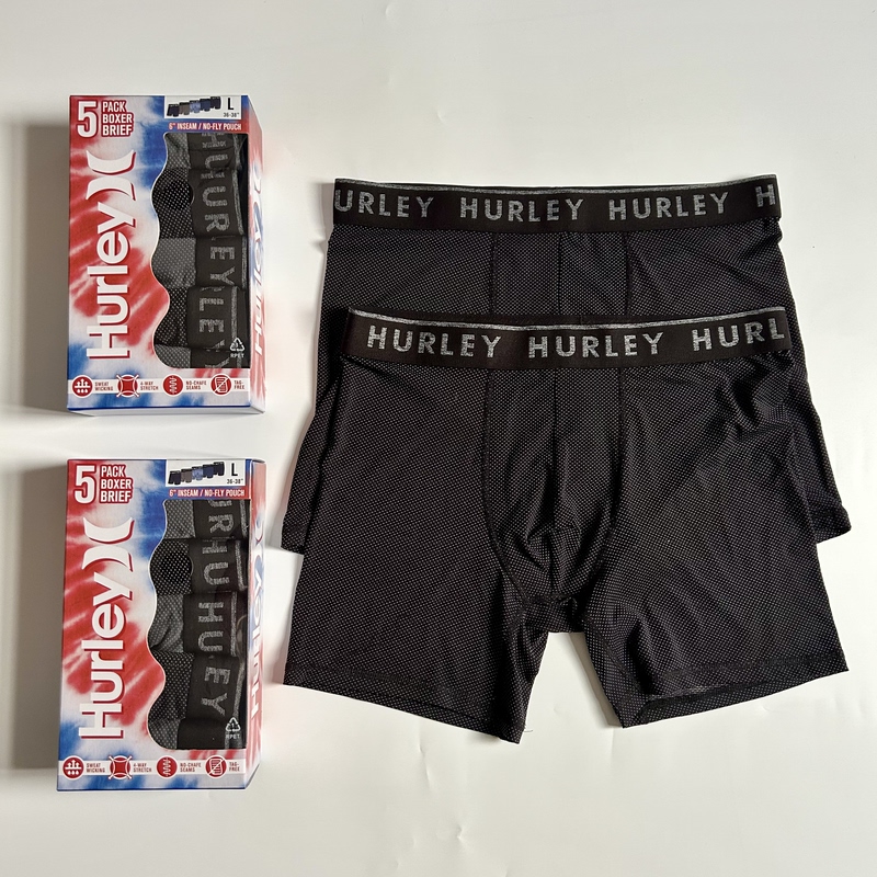 Herli Nylon Blend Ice-Feel Quick-Drying High-Elasticity Boxer Briefs for Men, Anti-Chafing Leg Fitness Training Underwear