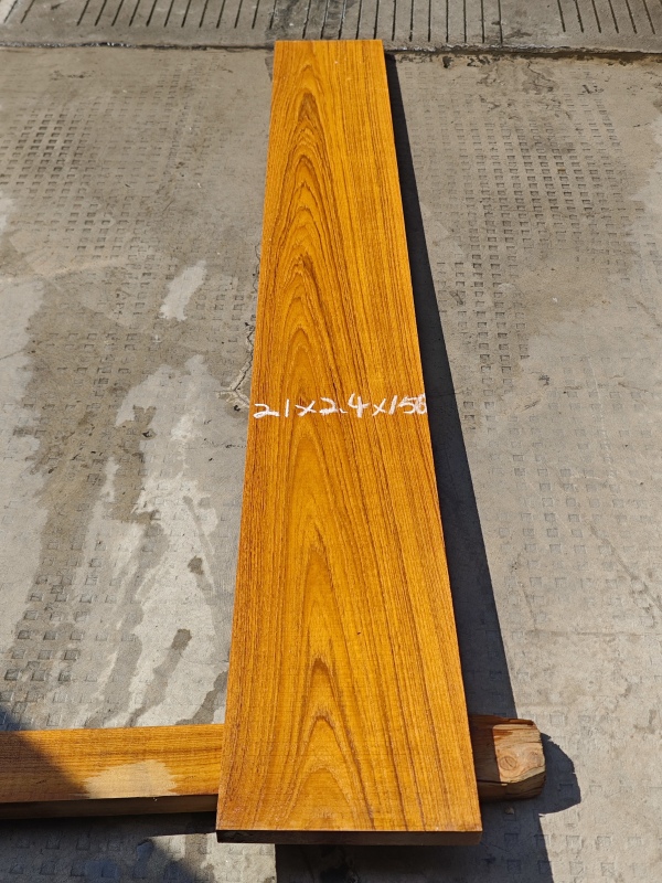 Authentic Burmese Black Teak Wood Board, Raw Material for Wall Panels, Window Sill Boards, Wall Protection Panels, Table Top Panels, and Shelving