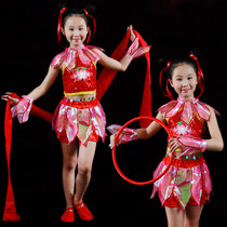 Tong Nezha cosply dance performance clothing men and women Nezha Haicang red belly dress red boy performance costume