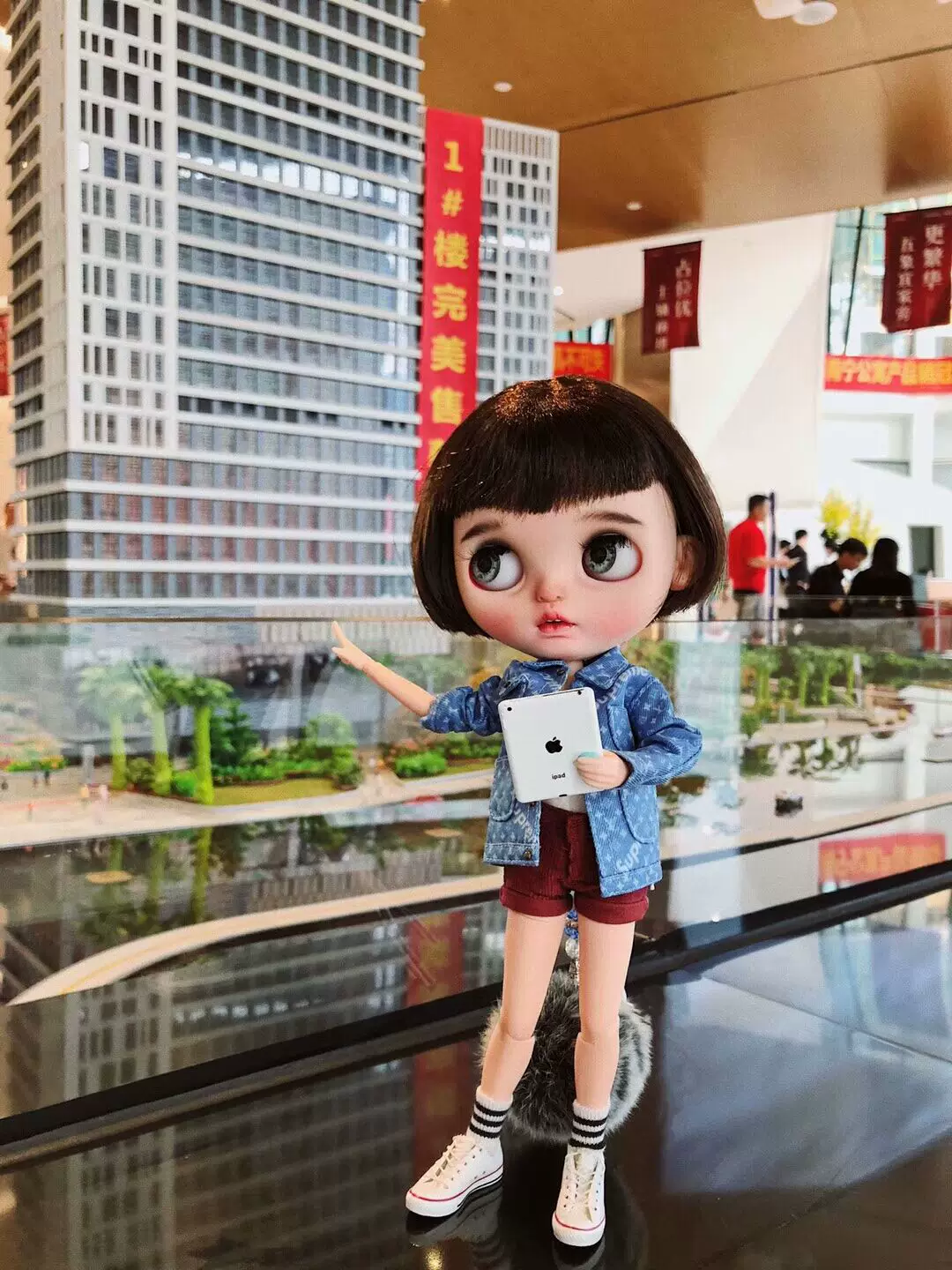 Мини-планшет blythe 6 точек кукольный дом azone реквизит для съемок ob11 24 molly