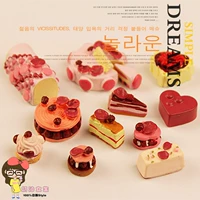 Blythe Food и играйте в Sattays 6 очков 8 очков BJD Кулонный торт пудинг пончики с стрельбой для реквизита кукольный дом