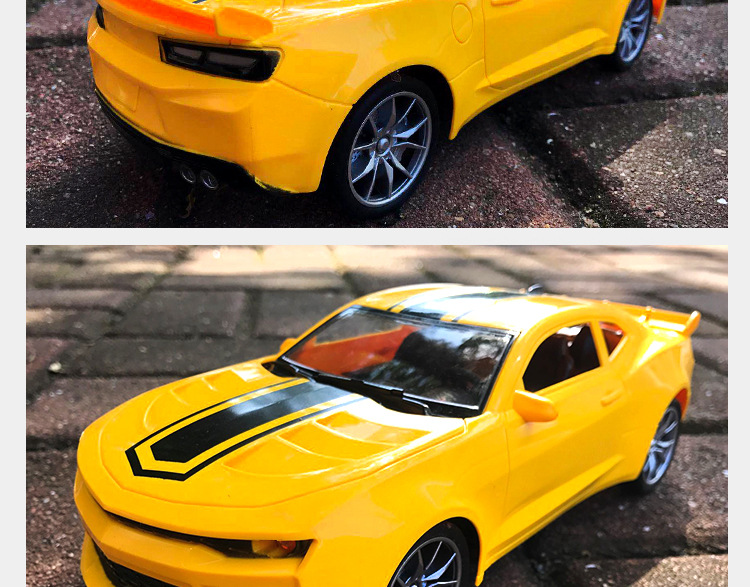 Bumblebee trẻ em mô phỏng xe điều khiển từ xa 1:16 ổ đĩa bốn bánh USB sạc điều khiển từ xa xe câu đố mô hình xe đồ chơi điện búp bê búp bê