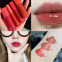 Clear water light mirror doodle lip holika love lip glaze spring and summer new color 13#may15#fay08 film film