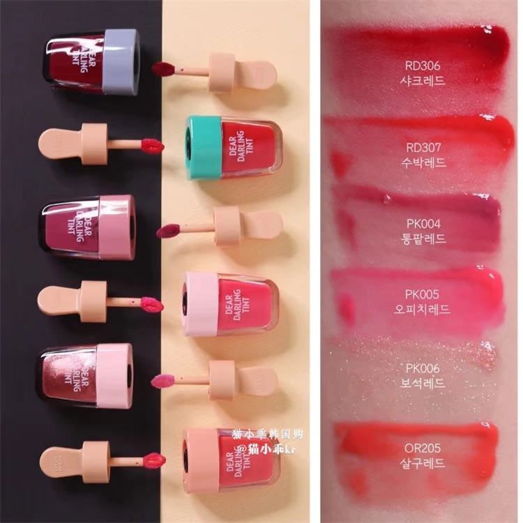 Spot Alice kem cabin lip glaze dy lip liquid ice cream ice cream lip gloss thân yêu - Son bóng / Liquid Rouge