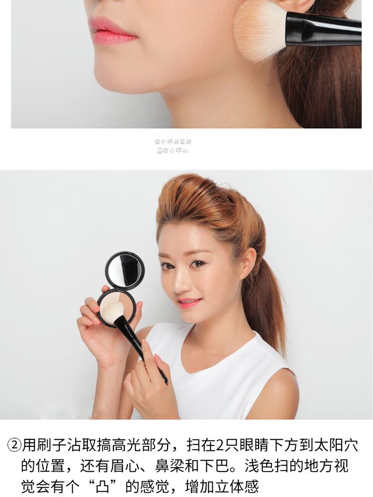 3CE năng lực sửa chữa hai màu khay bột bóng cao bóng bóng sửa chữa bóng tối mũi sáng stylenanda phấn tạo khối innisfree
