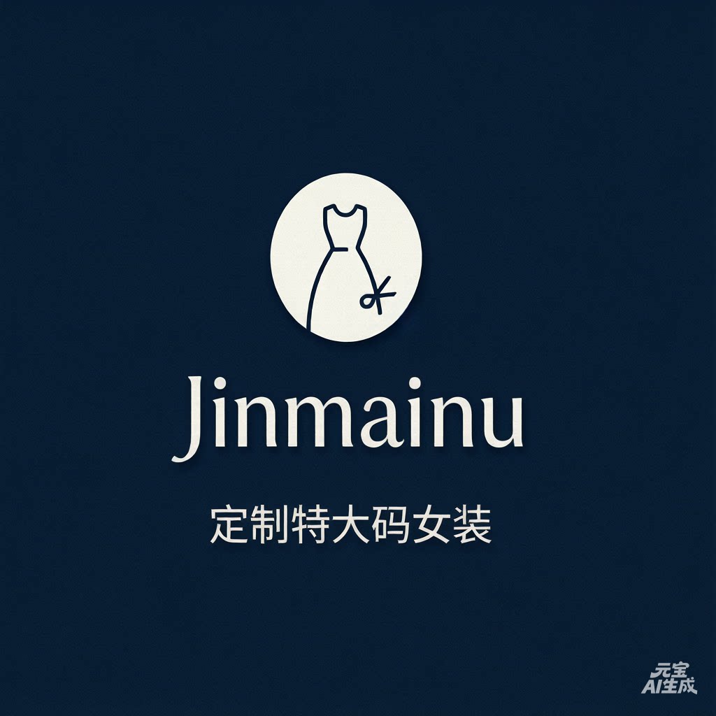 Jinmainu定制特大码女装的LOGO