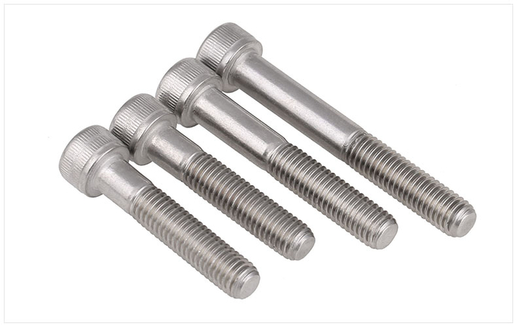 Tiêu chuẩn 304 thép không gỉ nửa răng lục giác ốc vít hình trụ đầu vít cốc ốc vít M3M4M5M6 - Chốt
