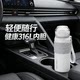 Car-Mounted Thermos Cup for Men and Women, High-Looking 316 Stainless Steel Double-Drink Straw Cup, Office Portable Water Cup