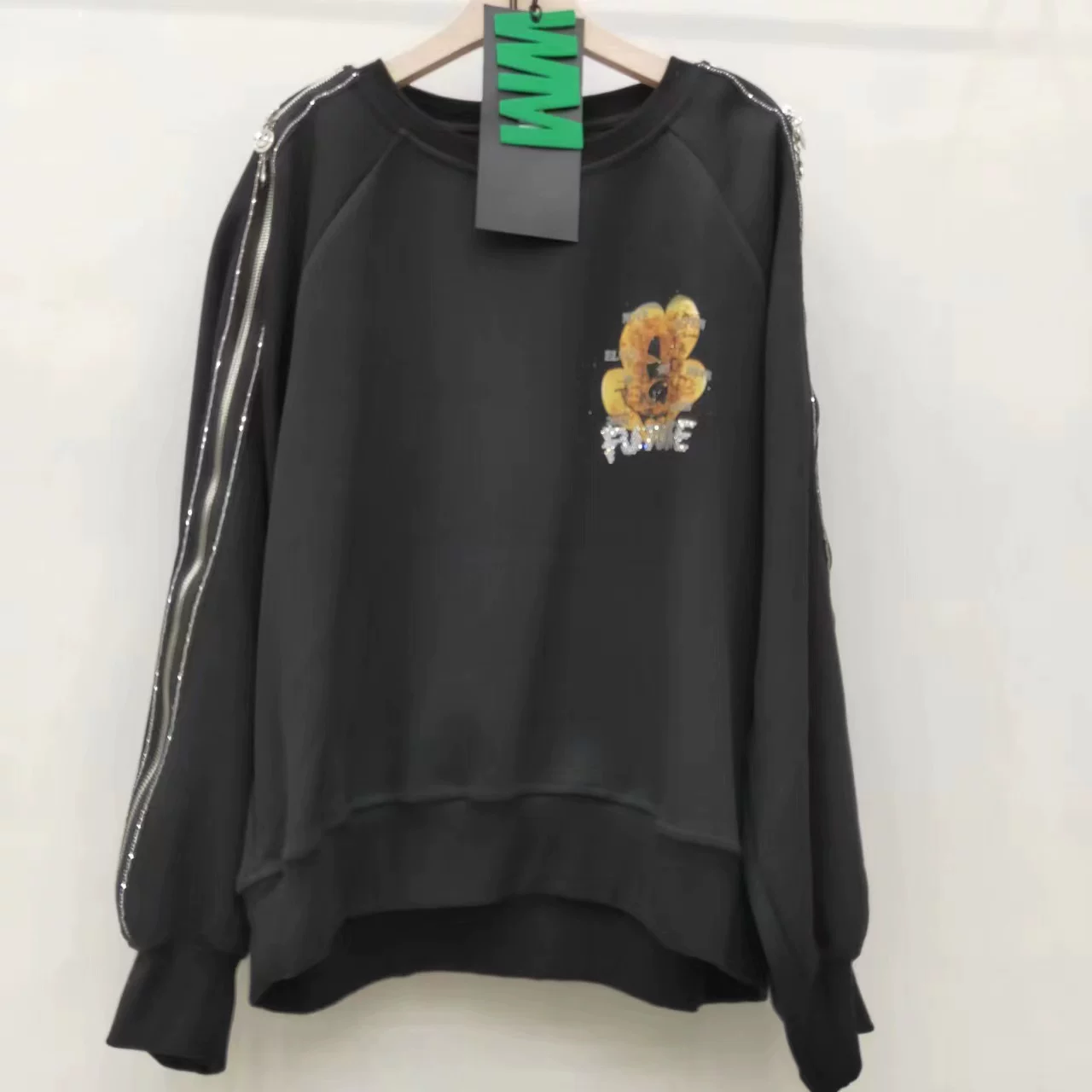 Cartoon sweatshirt for leisure, oversize