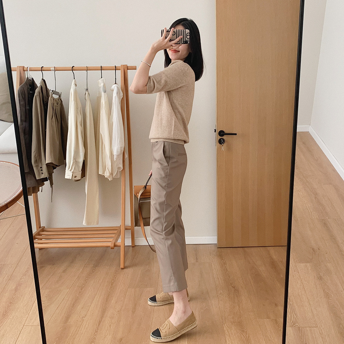 Large Ding Homemade Texture Casual High Waist West Clothing Pants Women 2022 Spring Summer New slim 90% small straight tube Smoke Tubes Pants