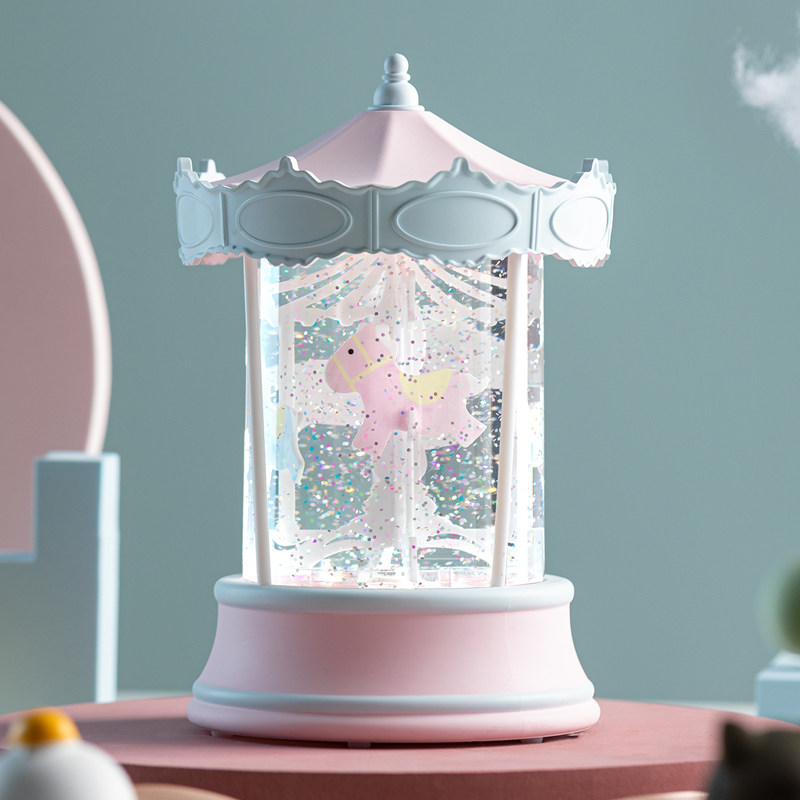 Carousel crystal ball music box music box girl little girl child princess student birthday gift girl