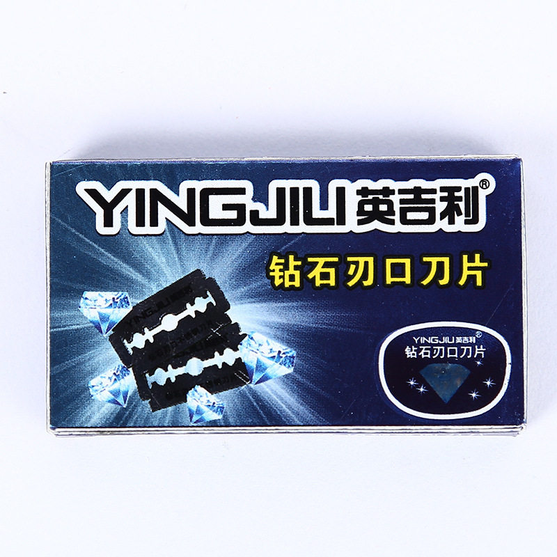 Shaving Platinum Double Edge Manual Old Fashioned Shaving Stainless Steel Diamond Edge Double Sided Blade Razor Cutting Utensils