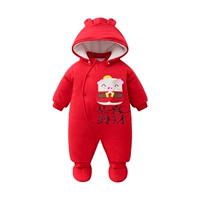 Красные поздравления с хлопковой одеждой Фа да