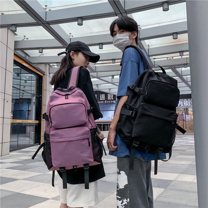 New Double Shoulder Bag Men And Women Outdoor Travel Big Capacity Climbing Backpack Fashion Versatile Student Trend Schoolbags 