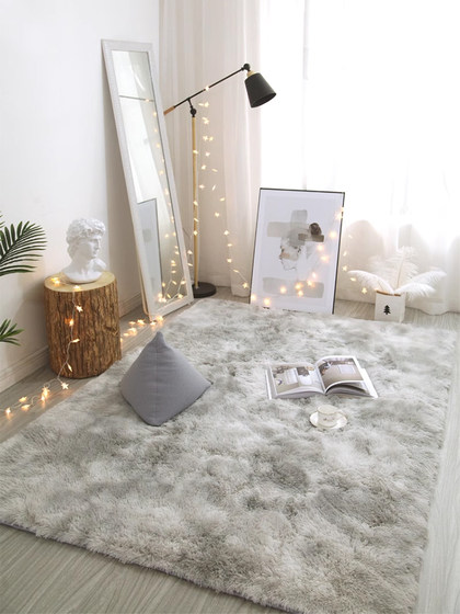 Carpet bedroom living room 2026 new bedside plush floor mat home thickened light luxury high-grade wash-free room mat