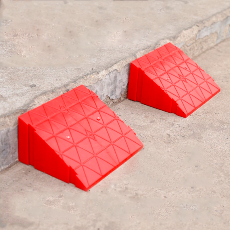 Height 12 cm Wheelchair ramp Road teeth Removable car Portable uphill threshold Triangular pad along the ramp