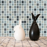 Хрустальная стеклянная мозаика красная, желтая, синяя и зеленая кофейная фона стена кухня и рыба -пруд для ванной комнаты