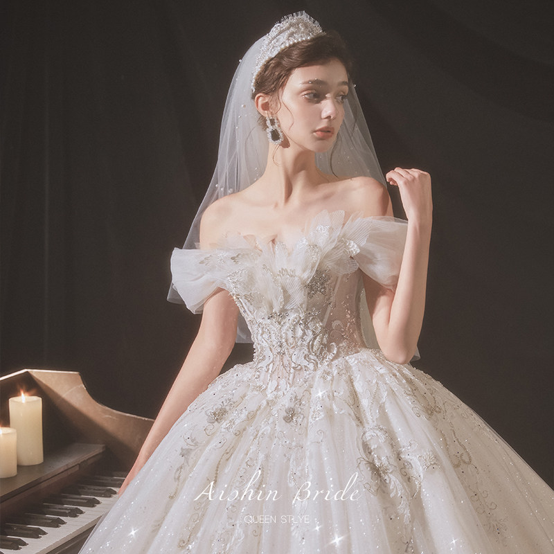 Главное свадебное платье оригинального дизайна Aishini "Мечта Дейзи", новинка 2025 года, темперамент невесты высокого класса, весна в тяжелой промышленности