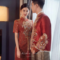 Pear Garden Improved qipao gown 2022 new brides wedding parties to the wedding banquet The retro temperament is back to the autumn