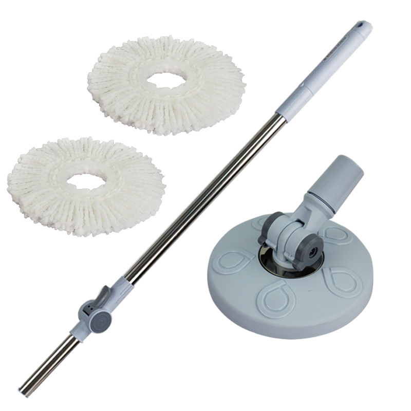 Yilijia thickened universal rotary mop rod replacement mop automatic hand pressure good god mop accessories mop head