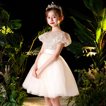 Children's Dress Playboy Princess Dress Girls Host Showl Teng Shou High-end Walking Show Dress Autumn