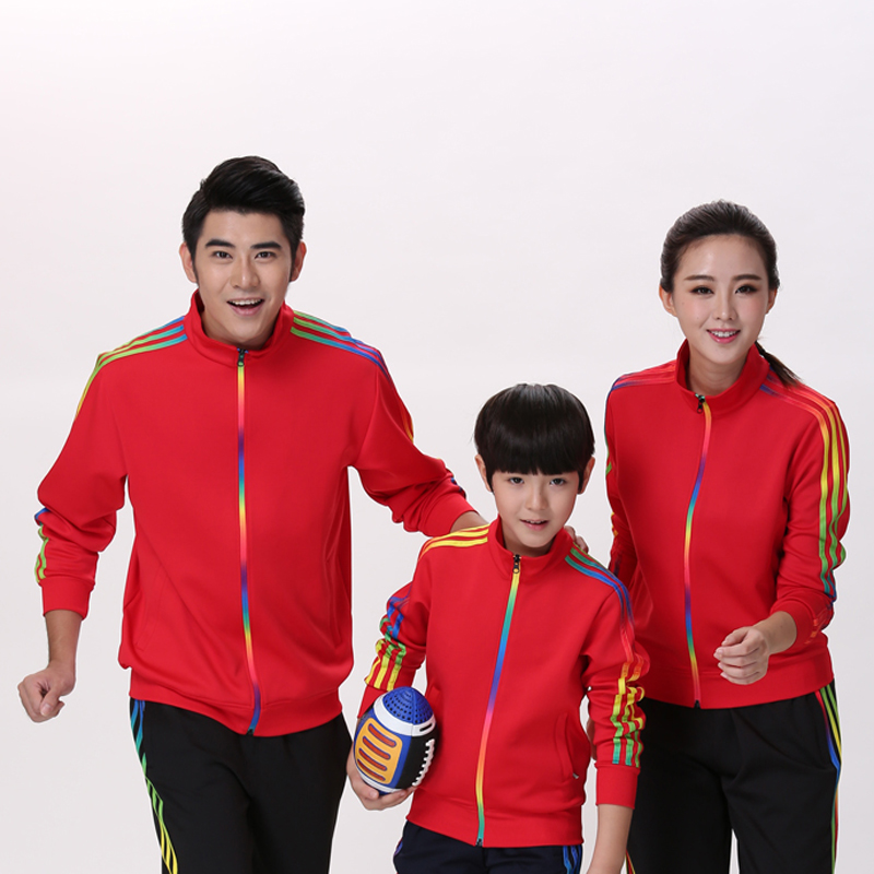 Badminton clothing autumn and winter clothing jacket trousers long-sleeved table tennis clothing class clothing sportswear men's and women's suits children's clothing