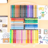 Треугольная акварель, мелки, детская кисть, можно стирать, 12 цветов, 18 цветов, 24 цветов, 36 цветов, 48 цветов