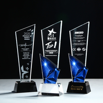 Crystal Trophy Customized Trophy Customized Color Medals Free lettering Creative Event Awards Team