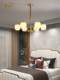 American-Style All-Copper Chandelier for Living Room, Modern Minimalist Dining Room, Vintage Bedroom, Light Luxury Study, Lobby Led Chandelier