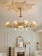 American-Style All-Copper Chandelier for Living Room, French-Style Light Luxury Dining Room Lamp, European-Style Simple Led Chandelier for Bedroom and Study