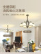 American Country-Style Chandelier, Living Room Lamp, Modern, Simple and Elegant, Bedroom and Dining Room Lamp, Iron Art, Retro Home Lighting