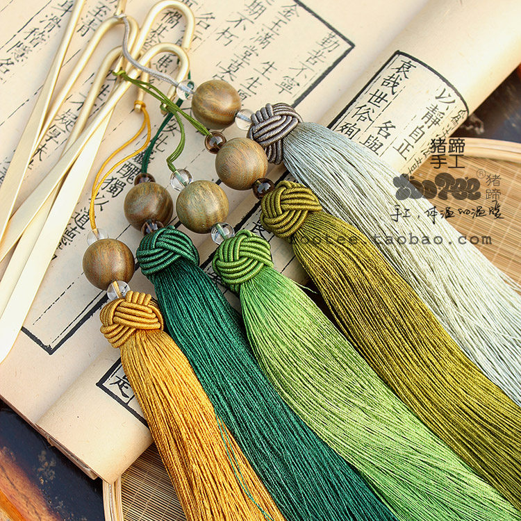zootee classical streaming Su brass bookmark retro Chinese wind creative handmade green sandalwood night