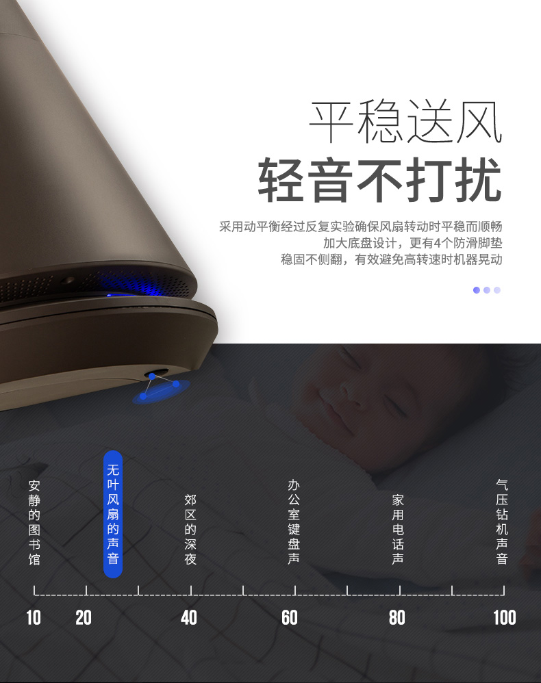 quạt cây toshiba Quạt tháp AMOS Bắc Mỹ Quạt không lá quạt siêu yên tĩnh nhà ký túc xá tầng điều hòa không khí điều hòa không khí quạt - Quạt điện quạt điện dasin