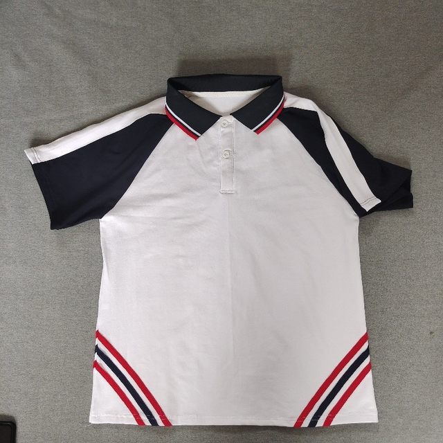 Customized summer uniforms for boys and girls, same style pure cotton short sleeves