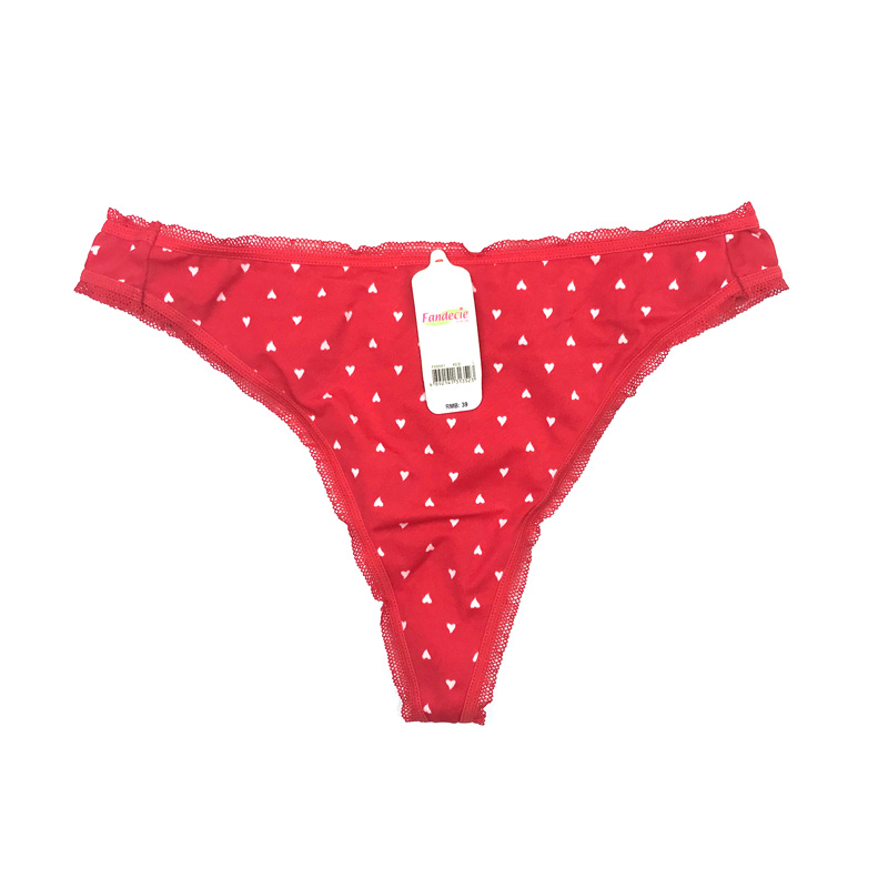Spot Fendi Shi counter nữ màu đỏ chấm bi bikini bikini T quần lót F89081 shop do lot sexy