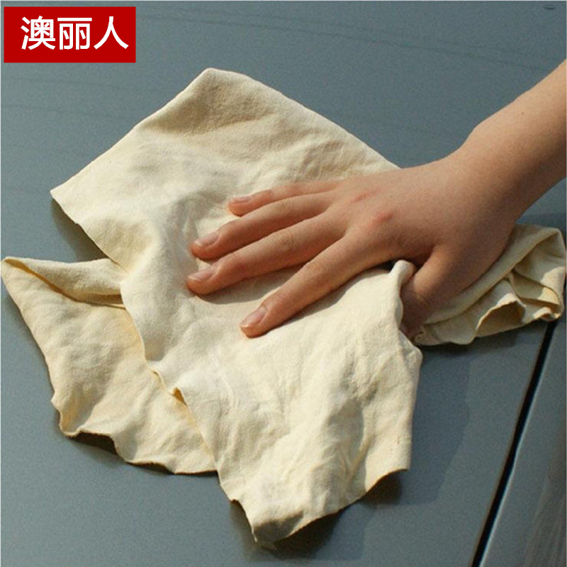 Scrub deer leather towels car washes big towels rub bruised sheep leather rubbed glass suede chicken leather towels wipes up water