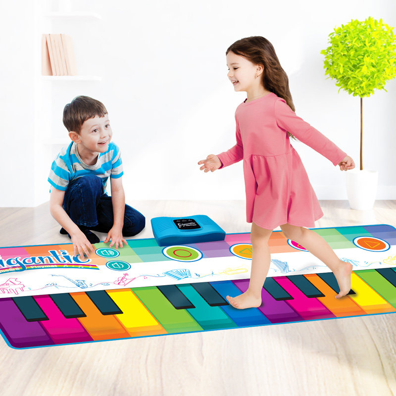 Children's pedal electronic organ dancing blanket baby pedal piano blanket boys and girls early education educational music toy gift