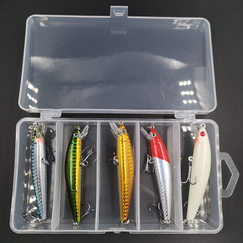 Small semi-submersible mino road subbait far throw light laserfish false bait sea fishing 8 5 cm 5 box suits-Taobao