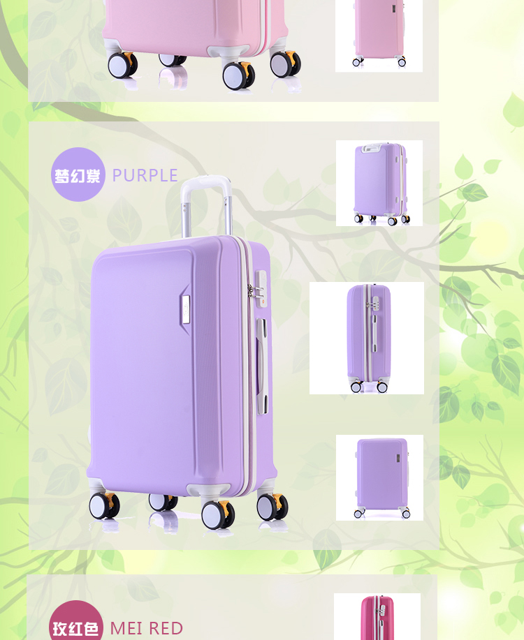 Hộp mật khẩu 20 inch vali nhỏ nam vali xe đẩy trường hợp nữ đại học Hàn Quốc phiên bản 24 inch phổ biến vali bánh xe vali bamozo
