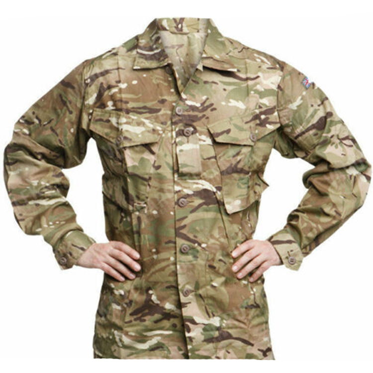 British army public military version MTP camouflage 2017BDU spring and autumn long sleeve shirt military fan jacket barrack version non-S95