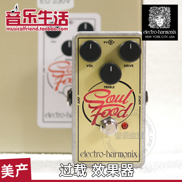 Music Life EHX Nano Soul Food Overload excitation monolithic effect device