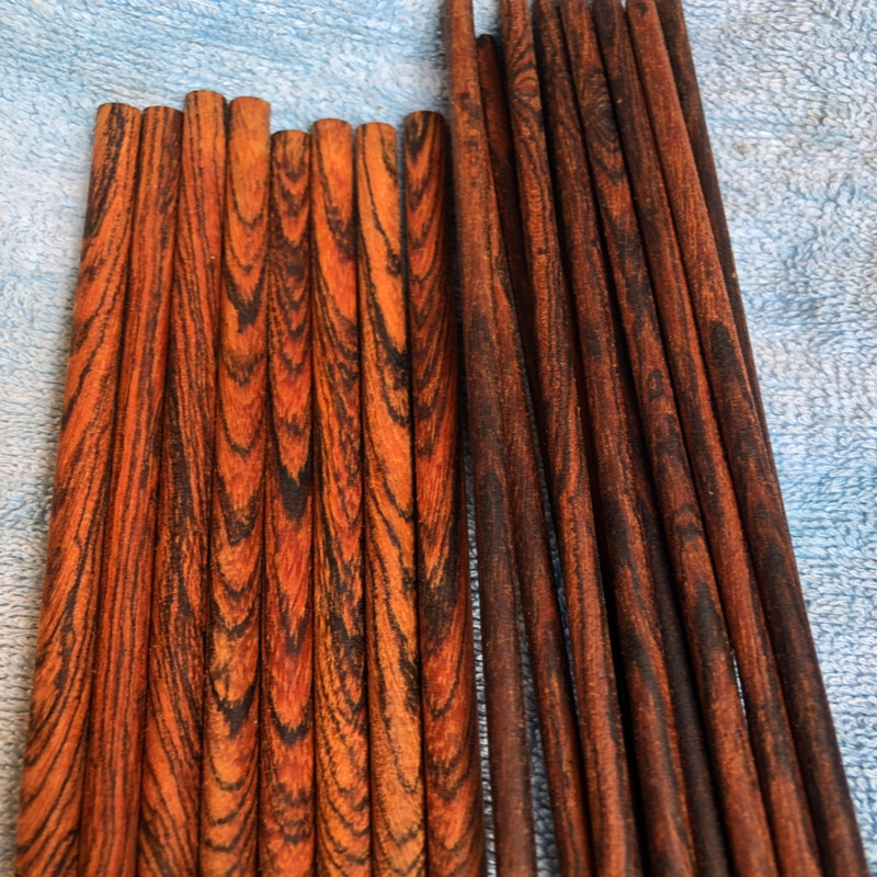 Mexican huanghuali wood sweater needle ring needle long needle handmade diy wood homemade knitting needle round stick