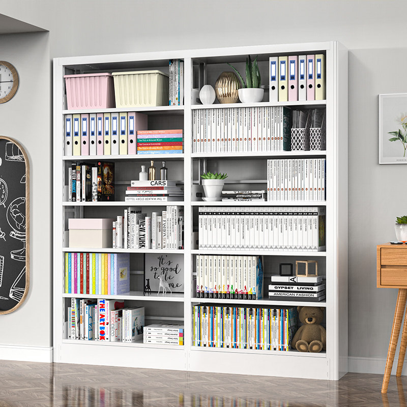 Home Children Bookshelves Students Simple Book Library Bookshelves Landing Multiple Layers Steel Bookcase Storage Racks