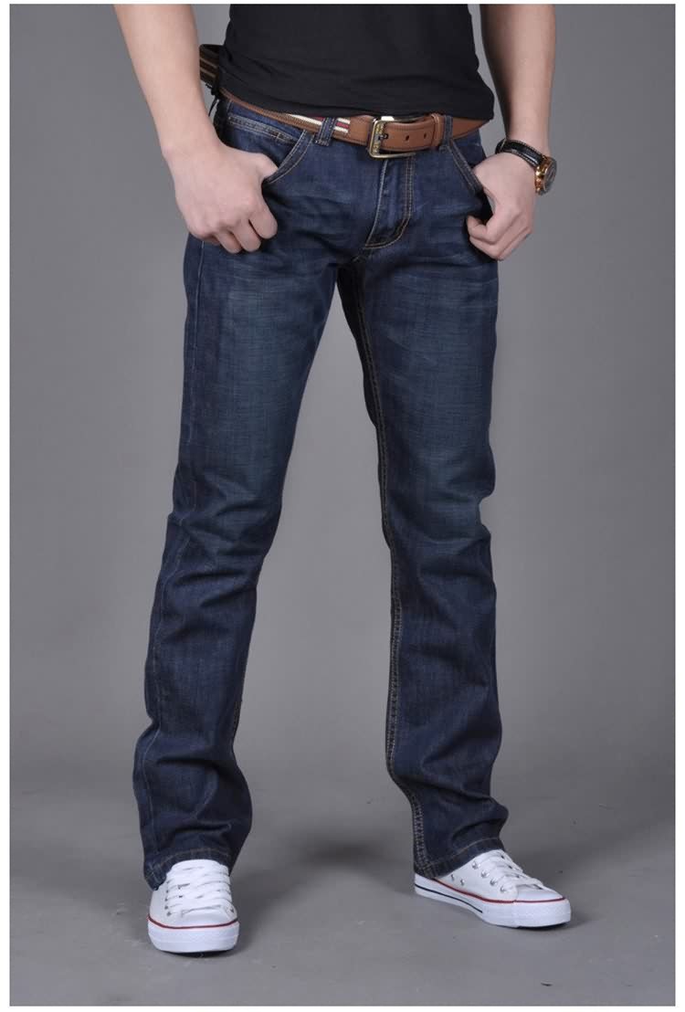 Jeans nam lỏng lẻo mua một tặng một miễn phí thanh niên sinh viên nam quần giản dị nam tăng trưởng quần mùa hè thẳng phần mỏng