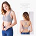 Fat mm cô gái châu Âu và Mỹ chạy vest đẹp trở lại áo ngực ren kiểu Nhật vest kiểu tập thể dục dễ thương off-vai ren. 