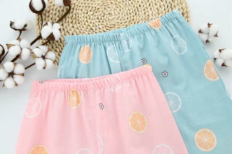 Đồ ngủ nữ dài tay Cotton gạc hai lớp Set thời trang mùa xuân và mùa thu Kích thước lớn Áo cardigan dễ thương Dịch vụ nhà mỏng - Nam giới bộ mặc nhà nam trung niên