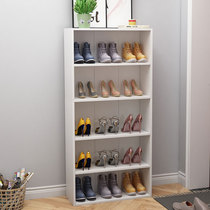 Simple shoe rack simple multi-layer assembly economical household storage shoe cabinet multi-function door small shoe rack saves space