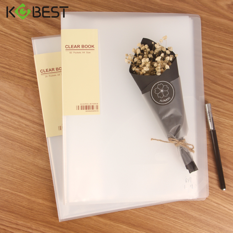 Transparent Book of Clear White Folder A4 Multi - layer Plug Bag Product Brochure Student Paper Folder