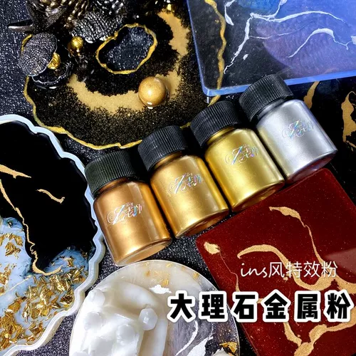 Z老师diy Клей Мраморный металлический порошок INS WIND Специальный эффект Порошок поверхностная линия подвеска порошок ab эпоксидная смола