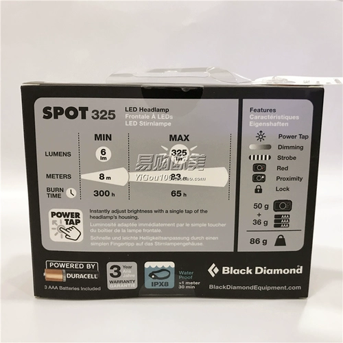 Новый импортный американский черный бриллиант BD Spot Outdoor Полный водонепроницаемый можно зарядить светодиодные лысые фары